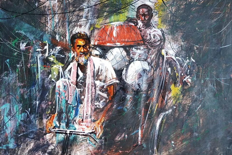 The Rickshaw Puller by Suruj Ahmed